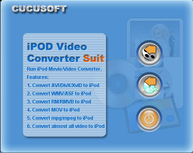 01 Cucusoft iPod Video Converter + DVD icon